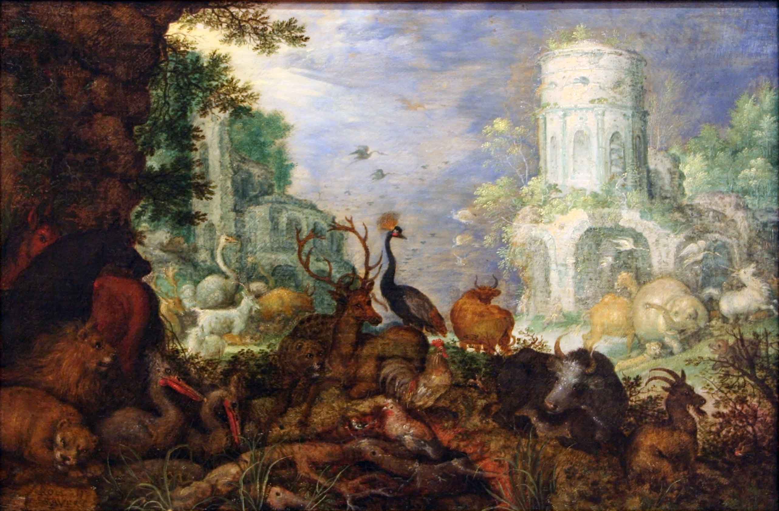 Orpheus attacked by Bacchantes